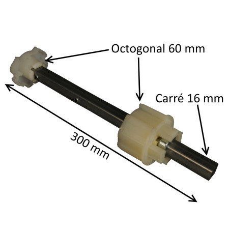 Embout télescopique 4 picots – Octo 60 / Rond  62 mm