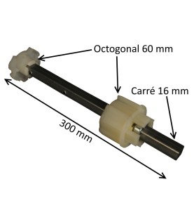 Embout télescopique 4 picots – octo 60 / rond  62 mm
