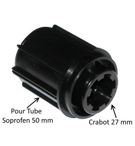 Embout pour tube Soprofen 50 mm - Crabot 27 mm