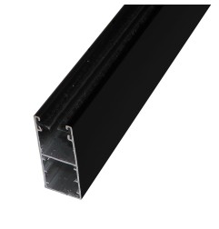 Coulisse RENO 53x22 mm noir RAL9005 (1 mètre)