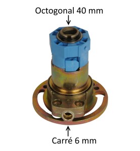 Treuil à pignon conique côté gauche E:C6 S:octo 40