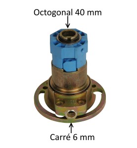 Treuil à pignon conique côté droite E:C6 S:octo 40