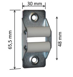 Guide de sangle acier pour sangle de 14 à 20 mm