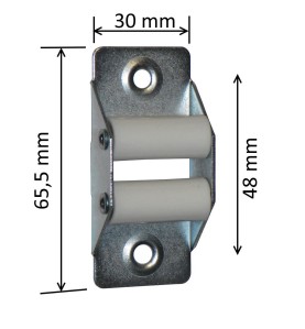 Guide de sangle acier pour sangle de 14 à 20 mm