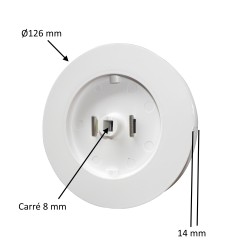 Poulie pour sangle Ø126 mm et volet roulant