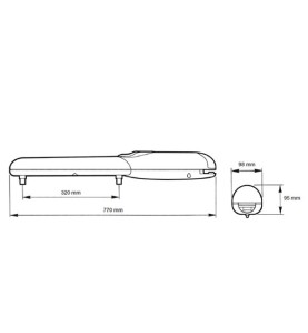 NICE WINGO4024BDKCE avec 2 ON2E+ PS124 + EDSWGR01 + PLA14 + PLA15