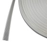 Rouleau de 50 mètres de sangle 20 mm gris et blanc