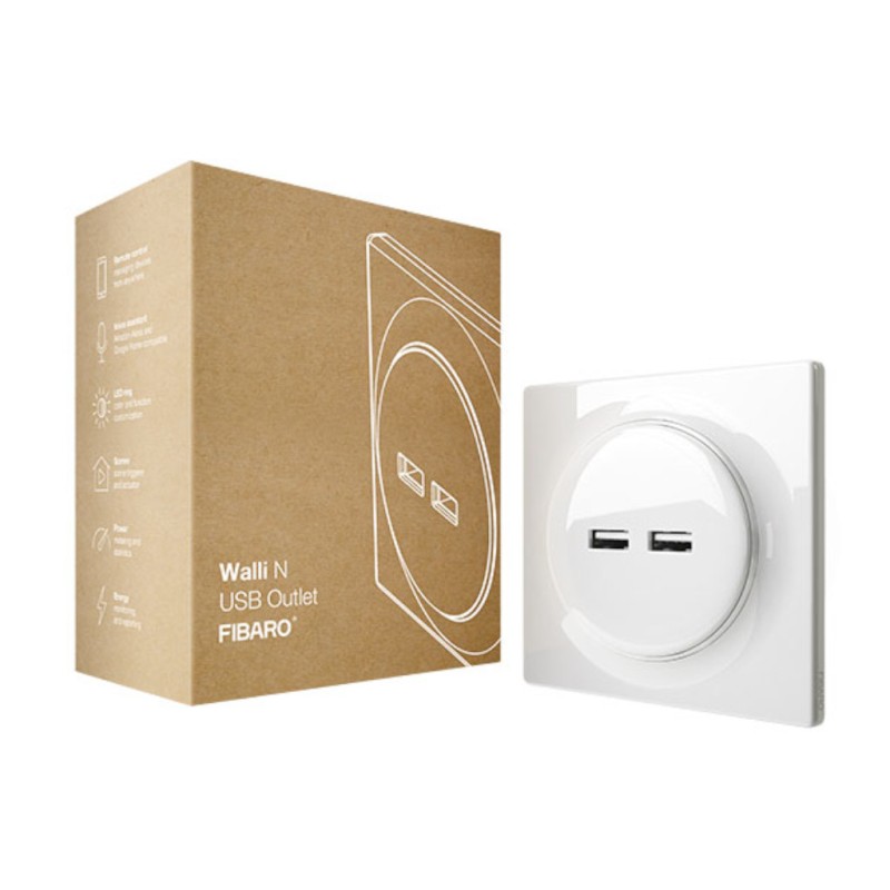 FIBARO | Walli N USB Outlet