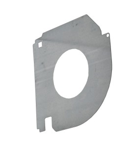 Plaque de guidage 165 mm pour joue ZF - Trou 70 mm