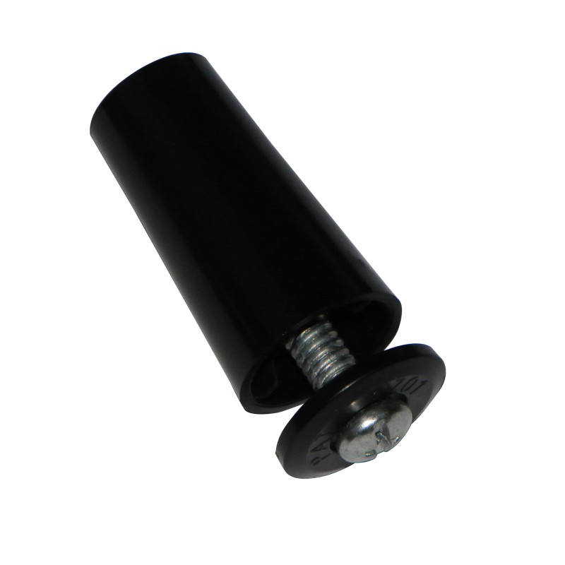 Butée de volet roulant cylindrique 40 mm Noir