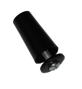 Butée de volet roulant cylindrique 40 mm Noir