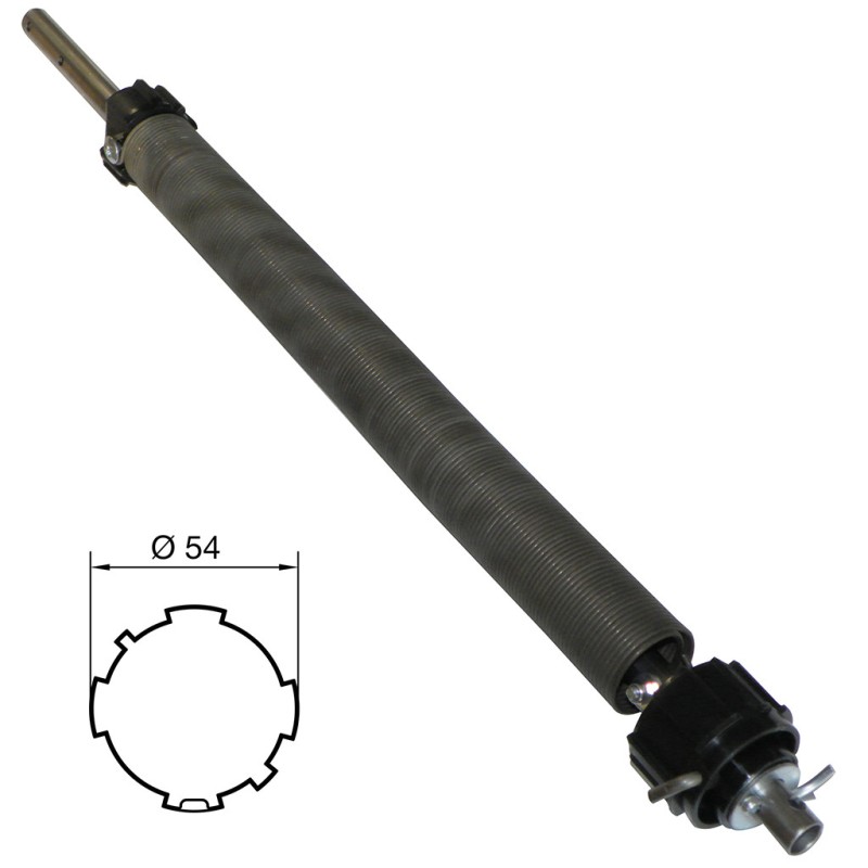 Verrou avec ressort et axe de 12mm de diamètre - ASC Remorques