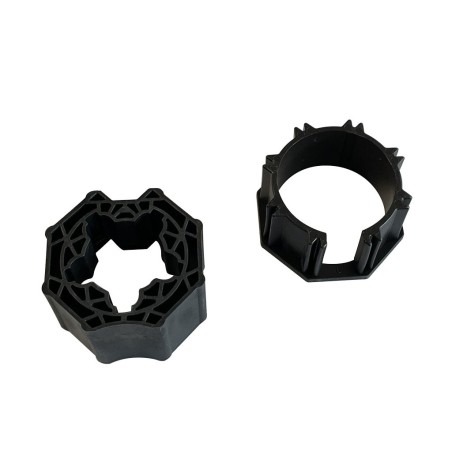 Jeu de bagues octogonal 60 mm pour moteur Simu T5