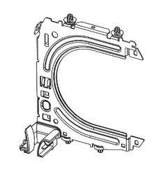 Console Profialis droite avec clips pour coffre CV188