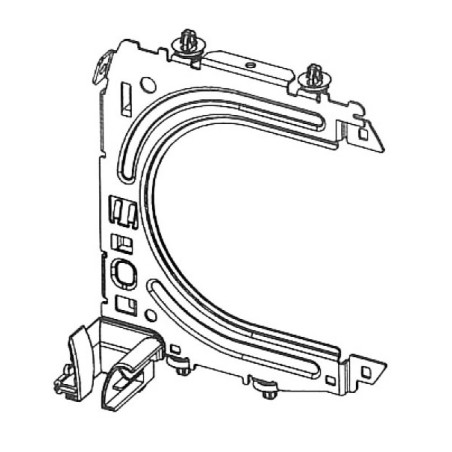 Console Profialis droite avec clips pour coffre CV188