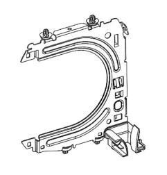 Console Profialis gauche avec clips pour coffre CV188