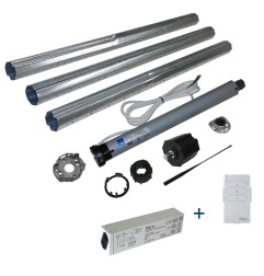 Kit ERA octo 60 mm télescopique radio pour store et volet électrique 56 Kg