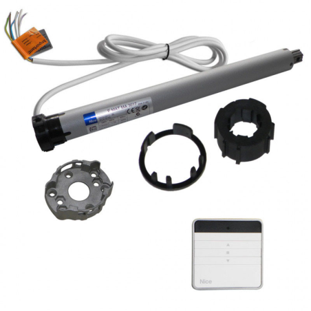 Kit moteur Nice radio E MAT 3017 + W1 pour tube ZF54