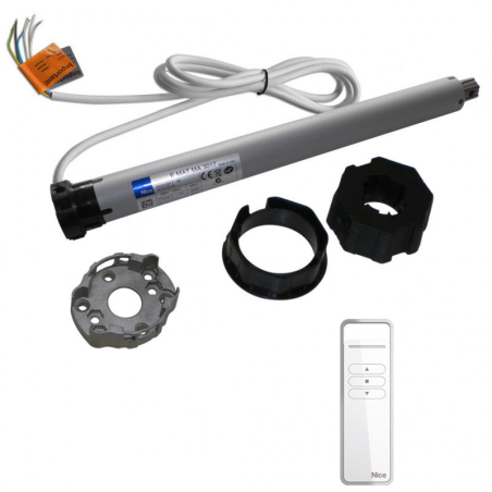Kit moteur Nice radio E MAT 3017 + P1 pour tube octo 60 mm