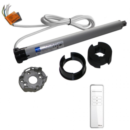 Kit moteur Nice radio E MAT 3017 + P1 pour tube Deprat 62 mm