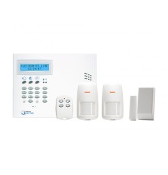 Kit Centrale Infinite Prime avec 2 détecteurs IRP, un contact magnétique et une télécommande