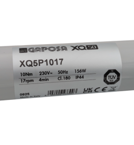 étiquette moteur filaire Gaposa XQ5P 10 Nm 17 tours/min
