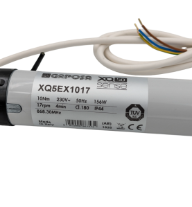 étiquette moteur radio Gaposa XQ5EX 10 Nm 17 tours/min