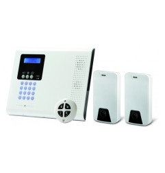 Kit Centrale iConnect 4G/IP avec 2 détecteurs IRP et une télécommande