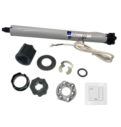 Kit moteur radio NICE NEXT FIT MA 10/17 SH BD + DOMI W1 pour tube octo 60 mm