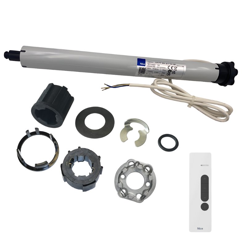 Kit moteur radio Nice Next Fit 10/17 + DOMI P1 pour tube ZF54