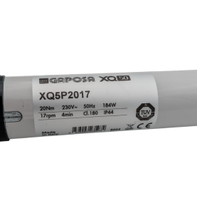 étiquette moteur filaire Gaposa XQ5P 20 Nm 17 tours/min