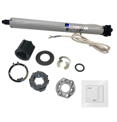 Kit moteur radio NICE NEXT FIT MA 10/17 SH BD + DOMI W1 pour tube ZF54