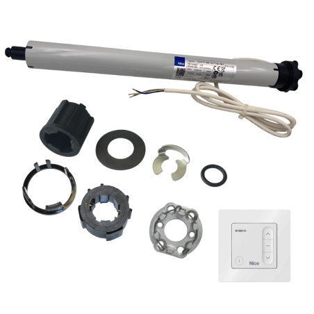Kit moteur radio NICE NEXT FIT MA 10/17 SH BD + DOMI W1 pour tube ZF54
