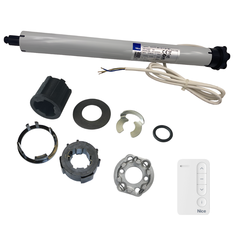 Kit moteur radio Nice Next Fit 10/17 + MINIDOMI1 pour tube ZF54