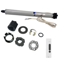 Kit moteur radio NICE NEXT FIT MA 10/17 SH BD + DOMI P1 pour tube ZF64
