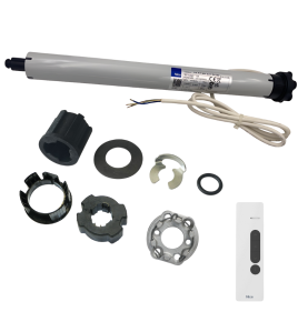 Kit moteur radio Nice Next Fit 10/17 + DOMI P1 pour tube ZF64