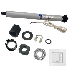 Kit moteur radio NICE NEXT FIT MA 10/17 SH BD + DOMI W1 pour tube ZF64