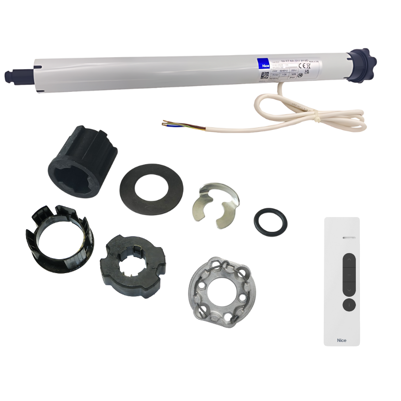 Kit moteur radio Nice Next Fit 20/17 + DOMI P1 pour tube ZF64