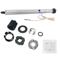 Kit moteur radio NICE NEXT FIT MA 20/17 SH BD + DOMI W1 pour tube ZF64
