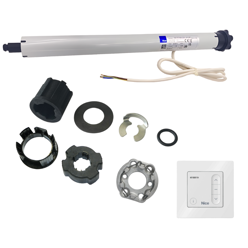 Kit moteur radio Nice Next Fit 20/17 + DOMI W1 pour tube ZF64
