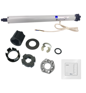 Kit moteur radio Nice Next Fit 20/17 + DOMI W1 pour tube ZF64
