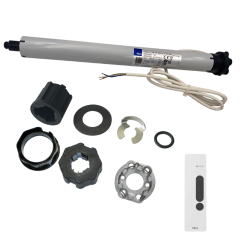 Kit moteur radio NICE NEXT FIT MA 10/17 SH BD + DOMI P1 pour tube octo 60 mm