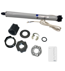Kit moteur radio Nice Next Fit 10/17 + MINIDOMI1 pour tube octo 60 mm