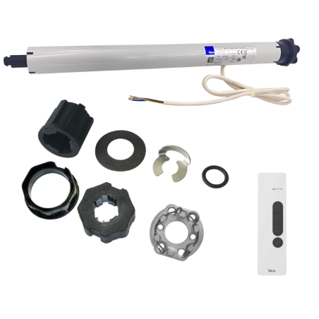 Kit moteur radio NICE NEXT FIT MA 20/17 SH BD + DOMI P1 pour tube octo 60 mm