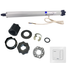 Kit moteur radio NICE NEXT FIT MA 20/17 SH BD + DOMI W1 pour tube octo 60 mm