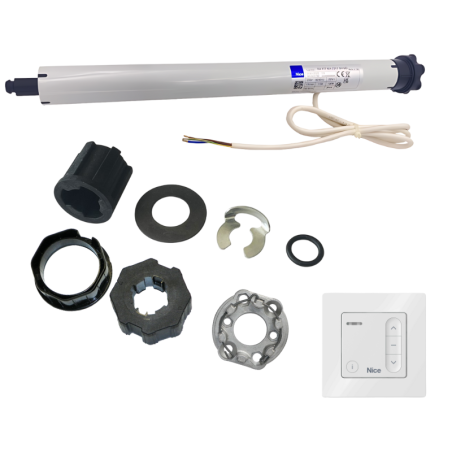 Kit moteur radio NICE NEXT FIT MA 20/17 SH BD + DOMI W1 pour tube octo 60 mm