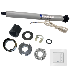 Kit moteur radio NICE NEXT FIT MA 10/17 SH BD + DOMI W1 pour tube DEPRAT 62 mm
