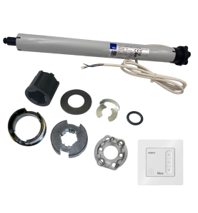 Kit moteur radio Nice Next Fit 10/17 + DOMI W1 pour tube Deprat 62 mm