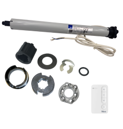 Kit moteur radio NICE NEXT FIT MA 10/17 SH BD + MiniDOMI 1 pour tube DEPRAT 62 mm