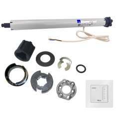 Kit moteur radio NICE NEXT FIT MA 20/17 SH BD + DOMI W1 pour tube DEPRAT 62 mm